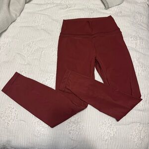 Maroon Leggings